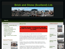 Tablet Screenshot of brickandstonescotland.com